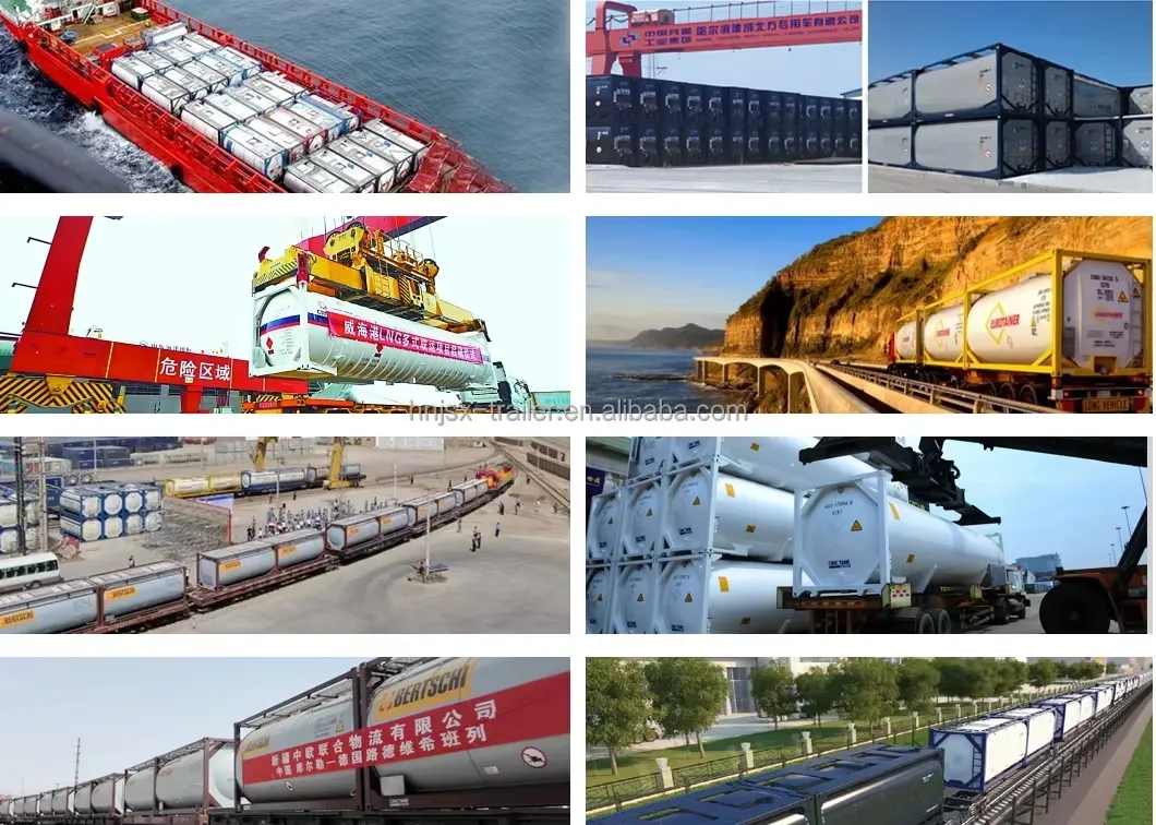 Multimodal 40FT LPG Tank Container with 51.8m3 Capacity