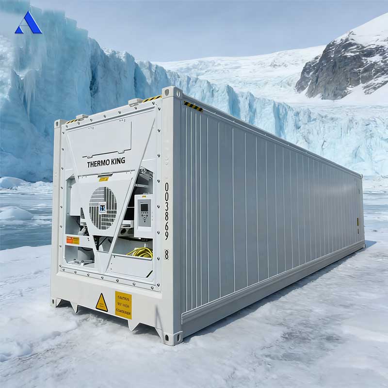 BV Certified 40ft Refrigerated Reefer Shipping Container 40 Feet for Storage Flowers Medicines and Seafood