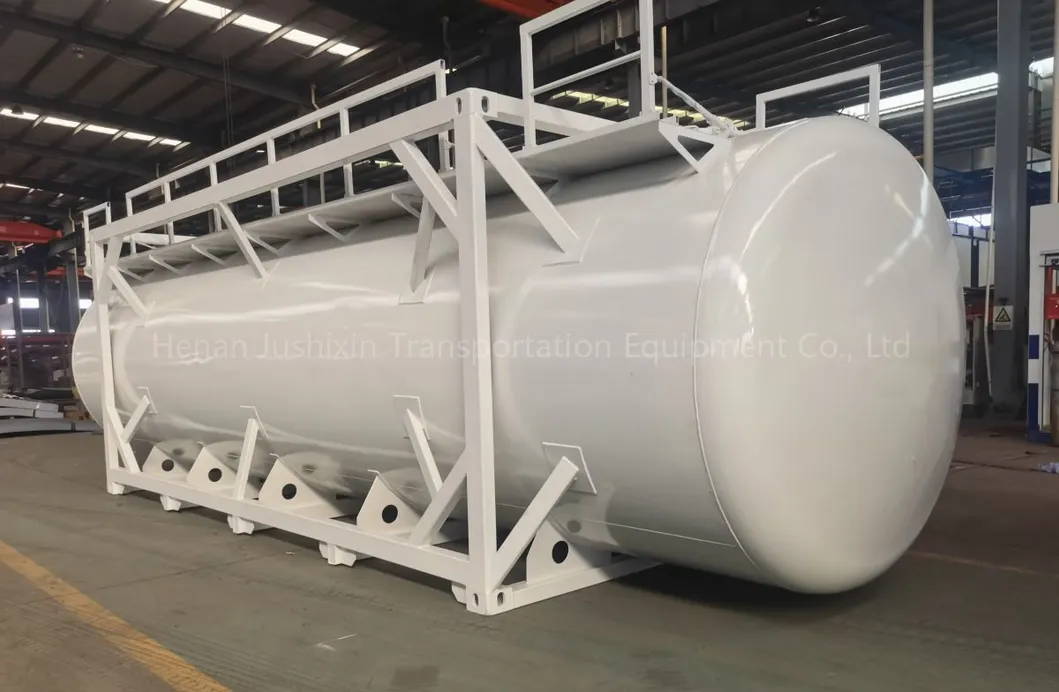 20FT High-Quality Multimodal Swap Cement Powder Tank Container for Efficient Bulk Transport