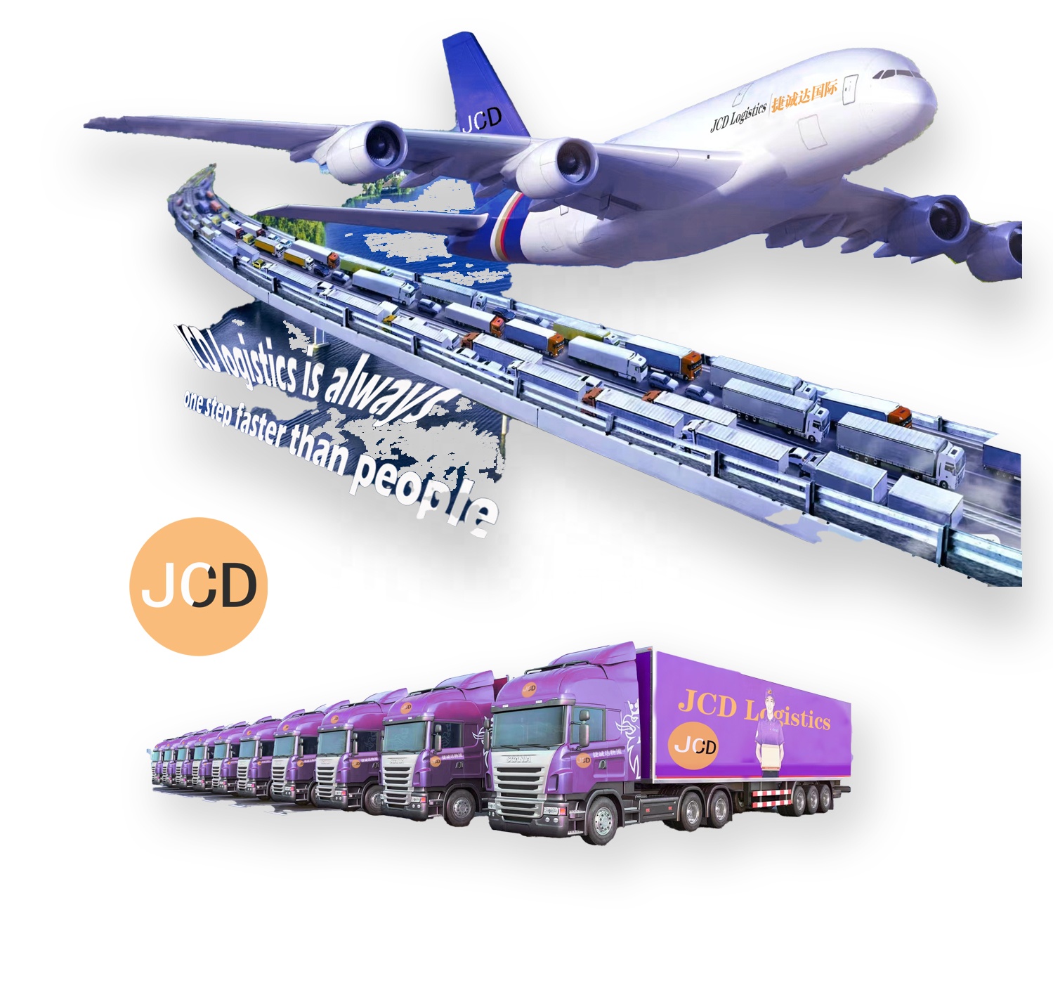 JCD Manufactory Inspects Cheap 3rd Party Shipping Trucking Services International Express Logistics Agent Dangerous Goods Global