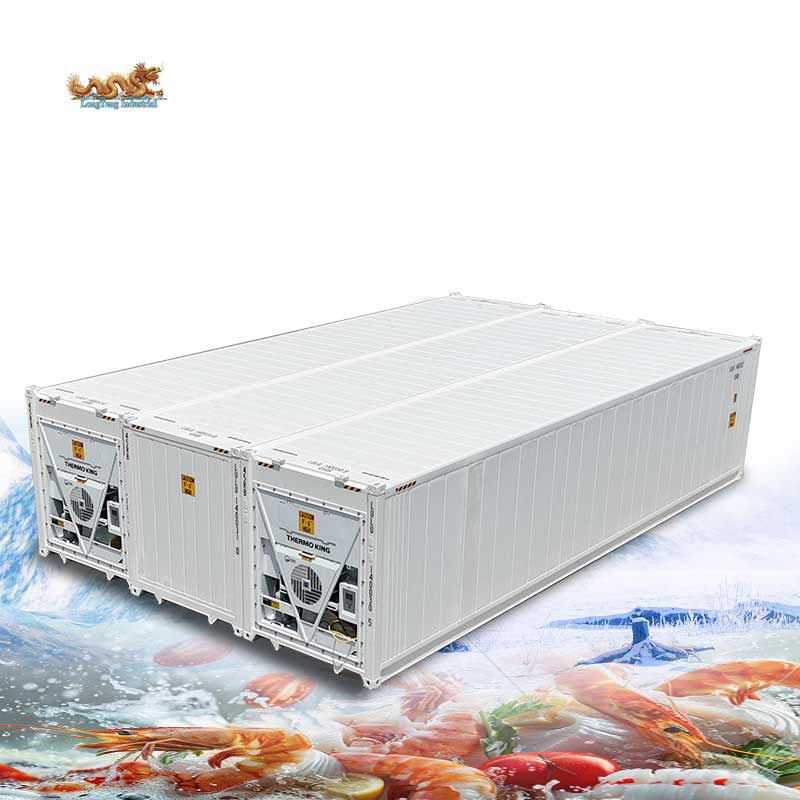 Outdoor Mobile Combined Refrigerated 40ft Reefer Freeze Cold Storage Room Container Transport for Fresh Food and Medicine