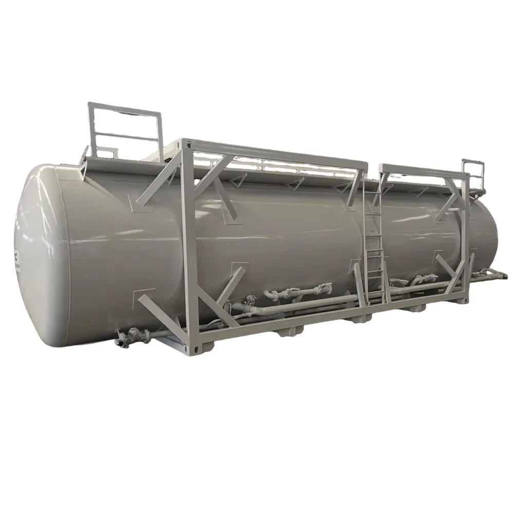 20FT High-Quality Multimodal Swap Cement Powder Tank Container for Efficient Bulk Transport