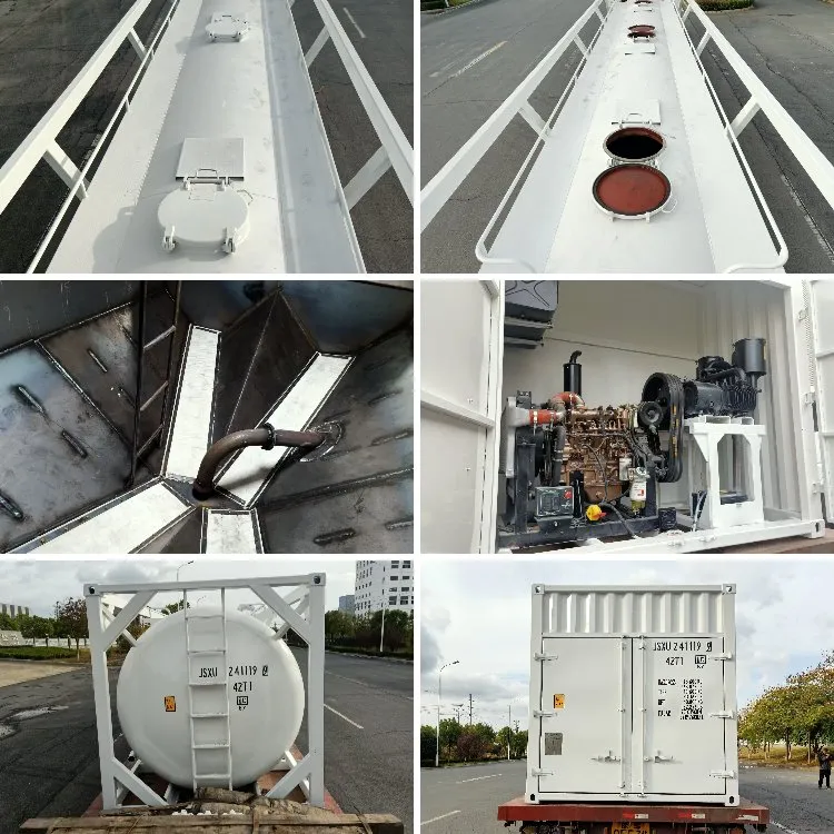 40FT Heavy-Duty ISO Tank Container - Multimodal Gypsum/Cement Powder Transport