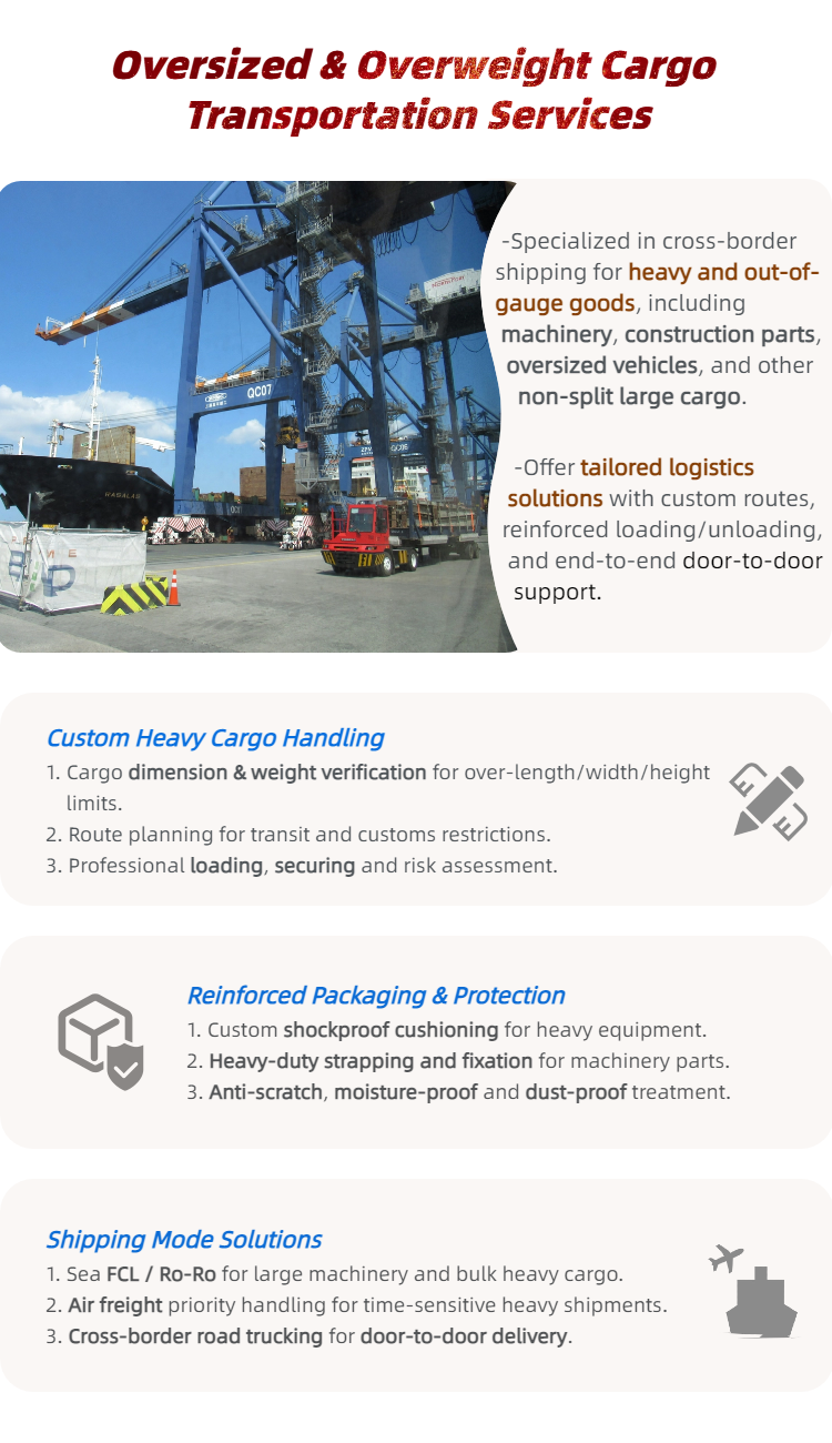 Professional Freight Forwarding to USA UK Canada FCL Sea Logistics Services Oversize Cargo Large Furniture China Shipping Agent