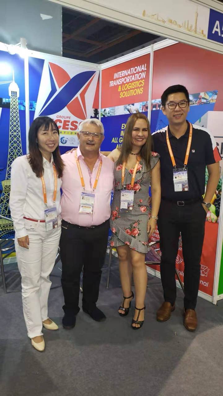 Networking at International Exhibition