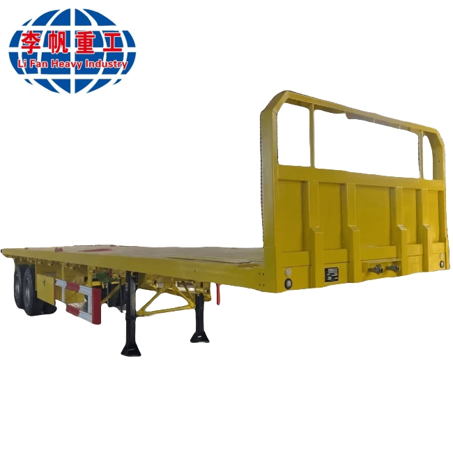 Reliable Container Transport Flatbed Semi-Trailer for All Conditions