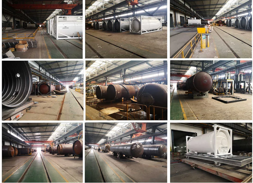 Multimodal 40FT LPG Tank Container with 51.8m3 Capacity