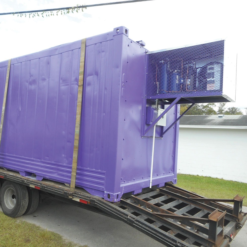 Refrigerated Shipping Containers Built For Long Distance Transport Maintaining Stable Temperatures And Maximum Product Safety