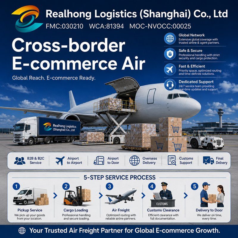 China E-Commerce Air Logistics Provider for Parcels Small Cargo and Seller Replenishment