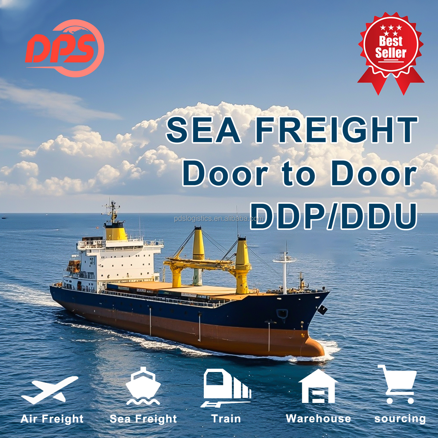 USA DDP FCL Sea Freight Service Door to Door | 18-25 Days Fast Transit Time | Cheap Rate for Full Container Load Shipping