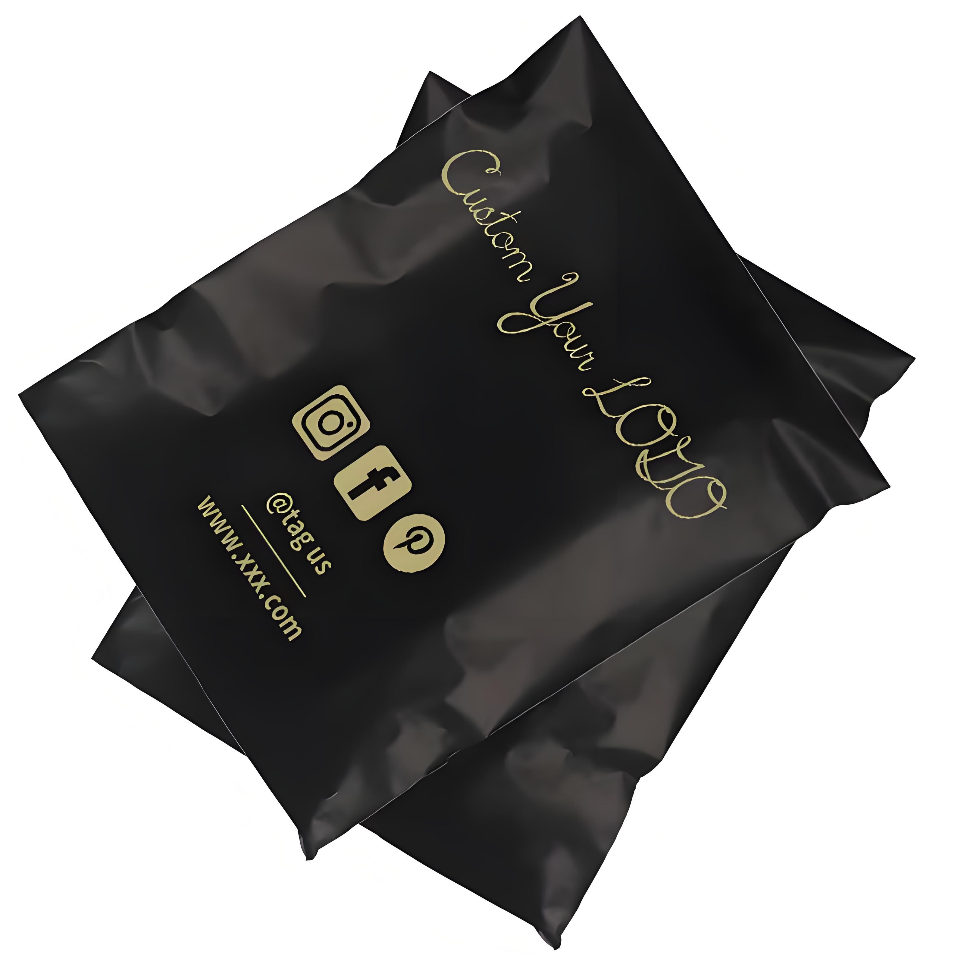 Custom Size Printed Logo Eco-Friendly Poly Plastic Express Mailer Bag Clothing Delivery Shipping Waterproof Promotion Grocery