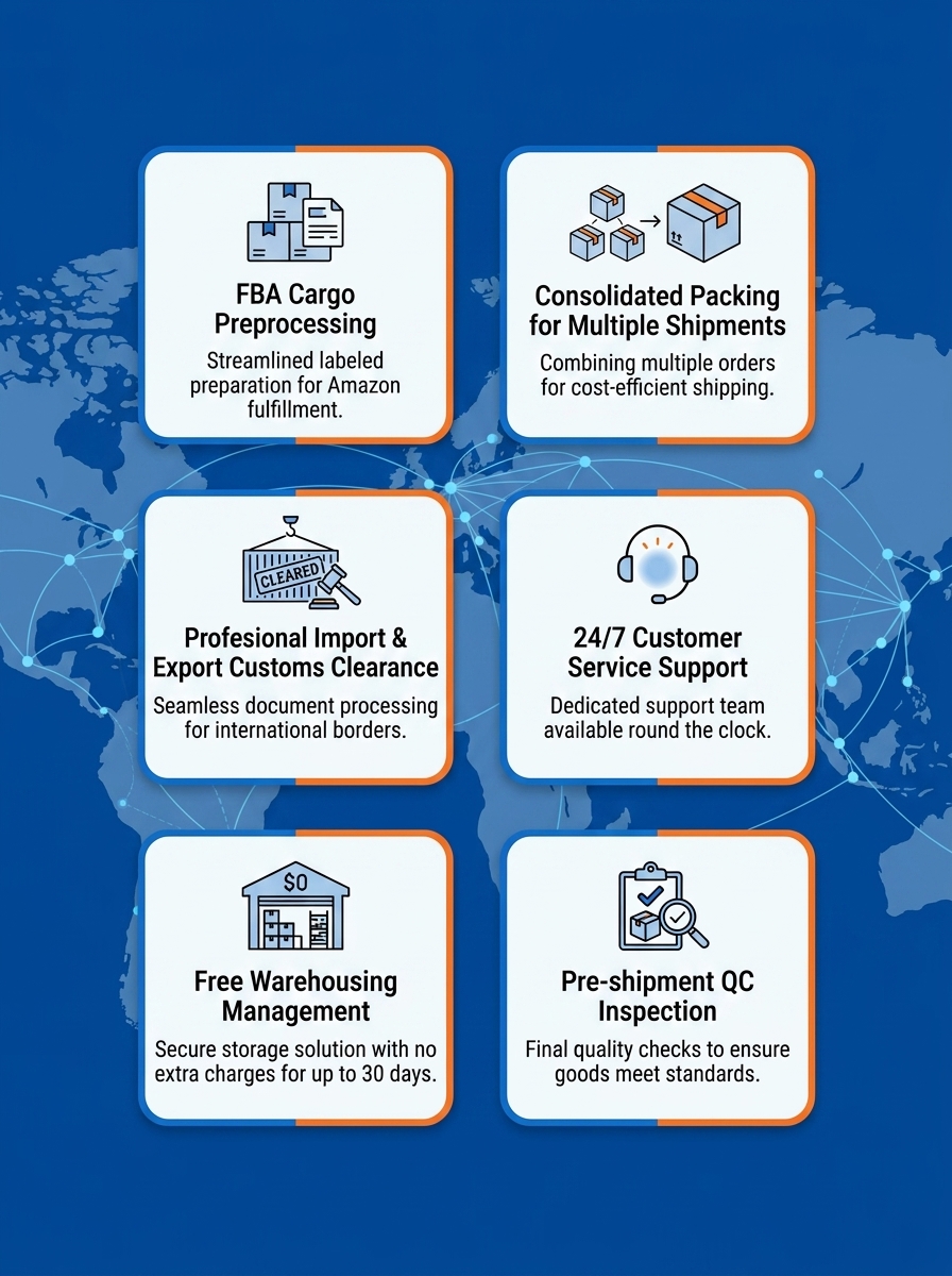Less Than Container Load LCL Ocean Freight Forwarder Real Time Tracking