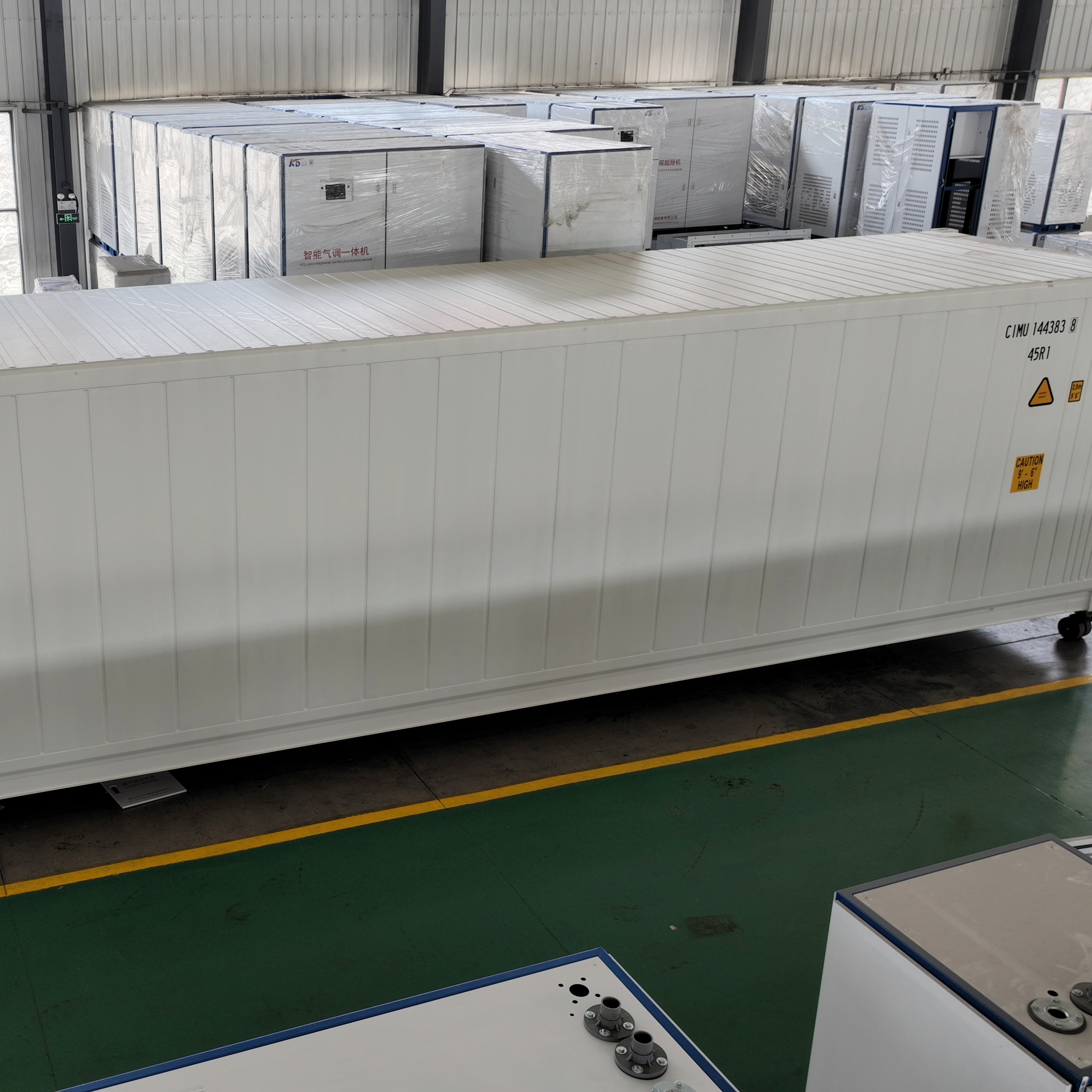 Smart CA Durian Reefer Container for Sea &amp; Land Transport, Precise Temp Humidity Gas Control Extend Shelf Life