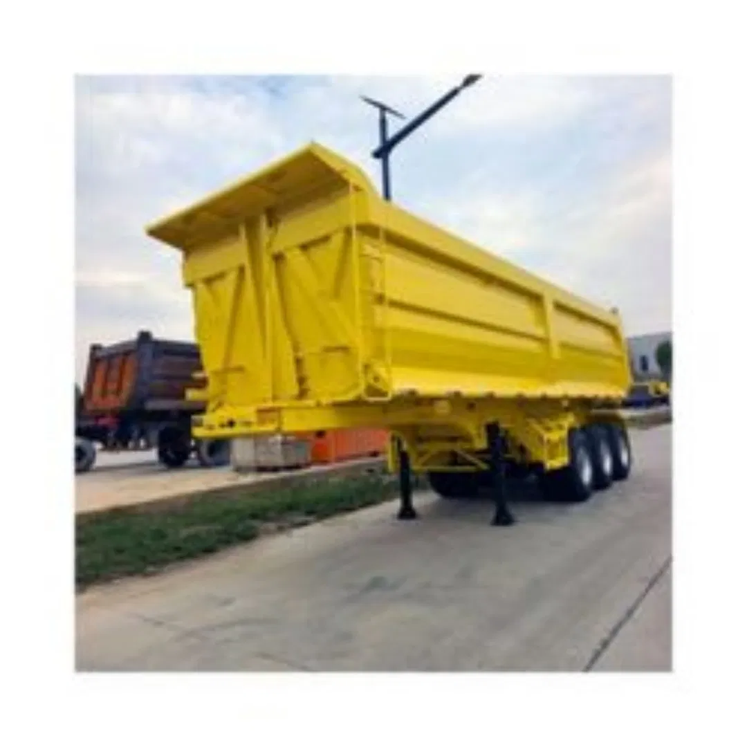Double Semi Trailer Designed for Port Transshipment Intermodal and Multimodal Logistics