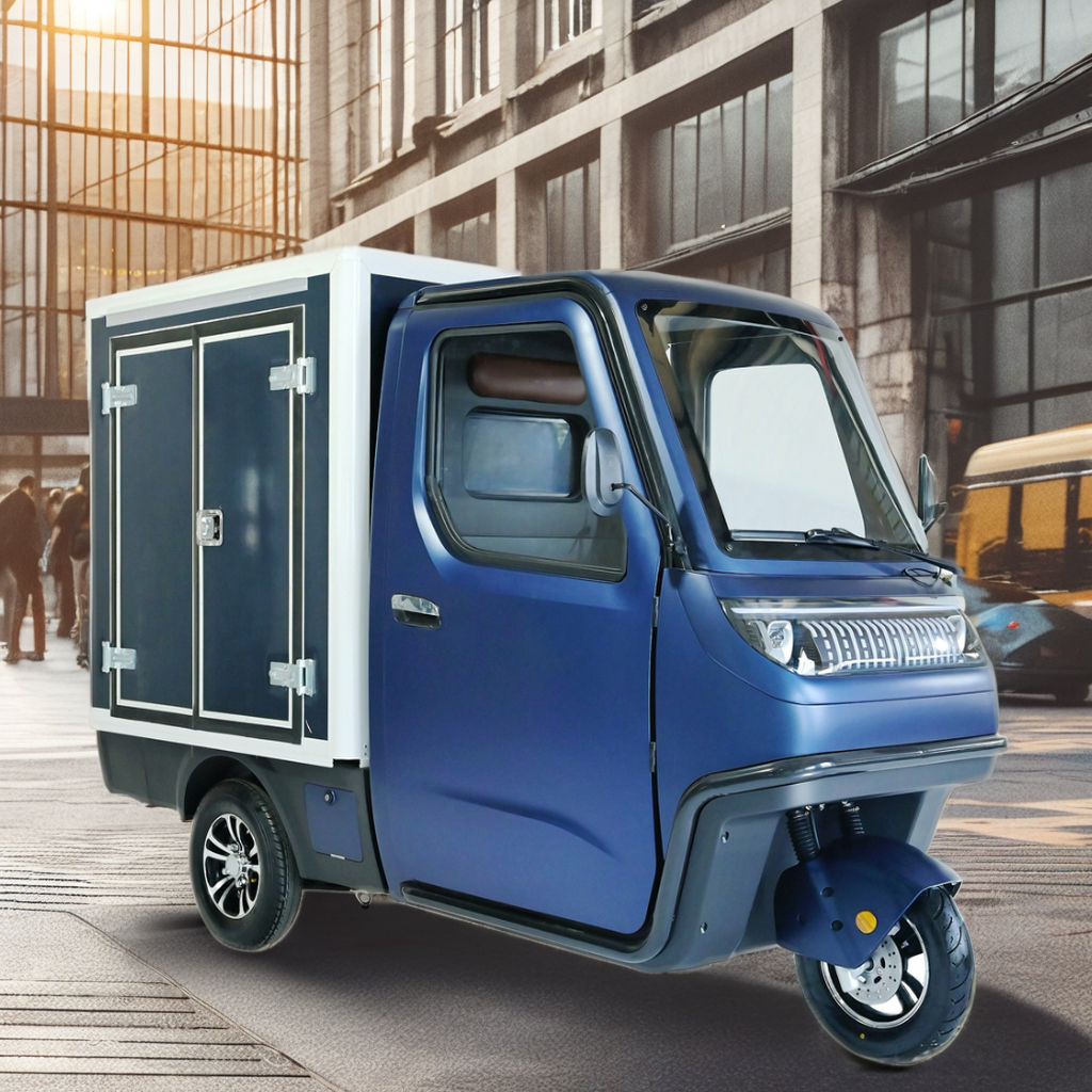 Last Mile Delivery Electric Cargo Van with Freezer Box Electric Pick-Up Trike for Efficient Home Delivery