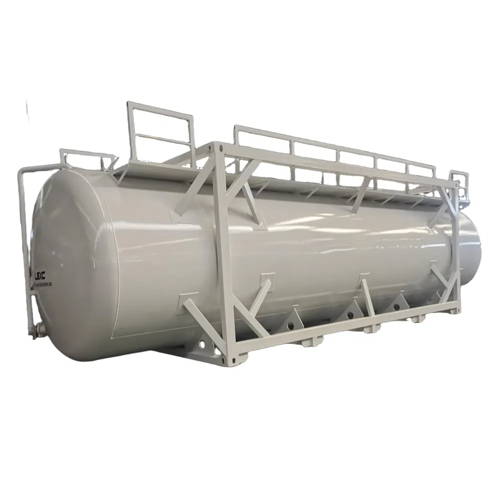 20FT High-Quality Multimodal Swap Cement Powder Tank Container for Efficient Bulk Transport