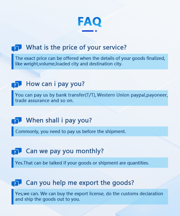 FAQ Overview