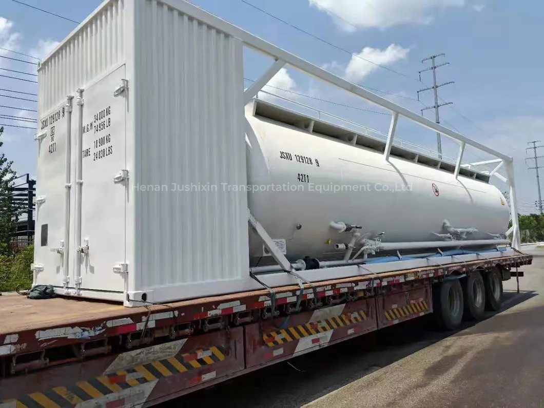 40FT Heavy-Duty ISO Tank Container - Multimodal Gypsum/Cement Powder Transport