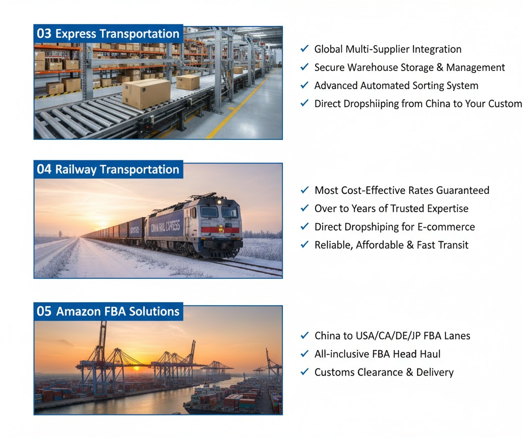 E-commerce Cargo China to USA with Door to Door Express With Pickup Coordination Freight Forwarding Agent