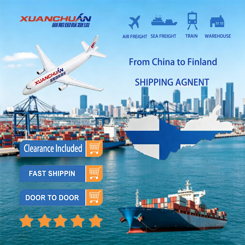 Agent for Full Container Load (FCL) and Less Than Container Load (LCL) Sea Freight Shipping of Bulk Goods From China to Finland