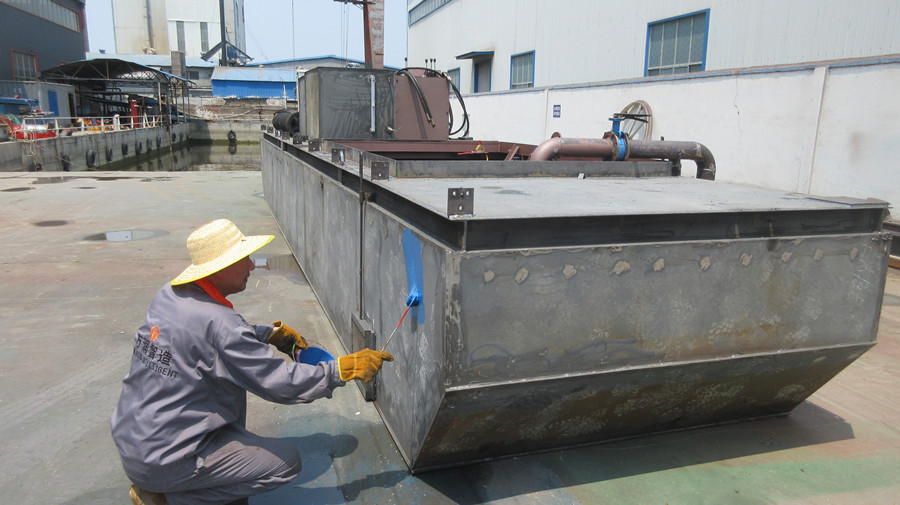Surface painting and coating process at Changi Logistics