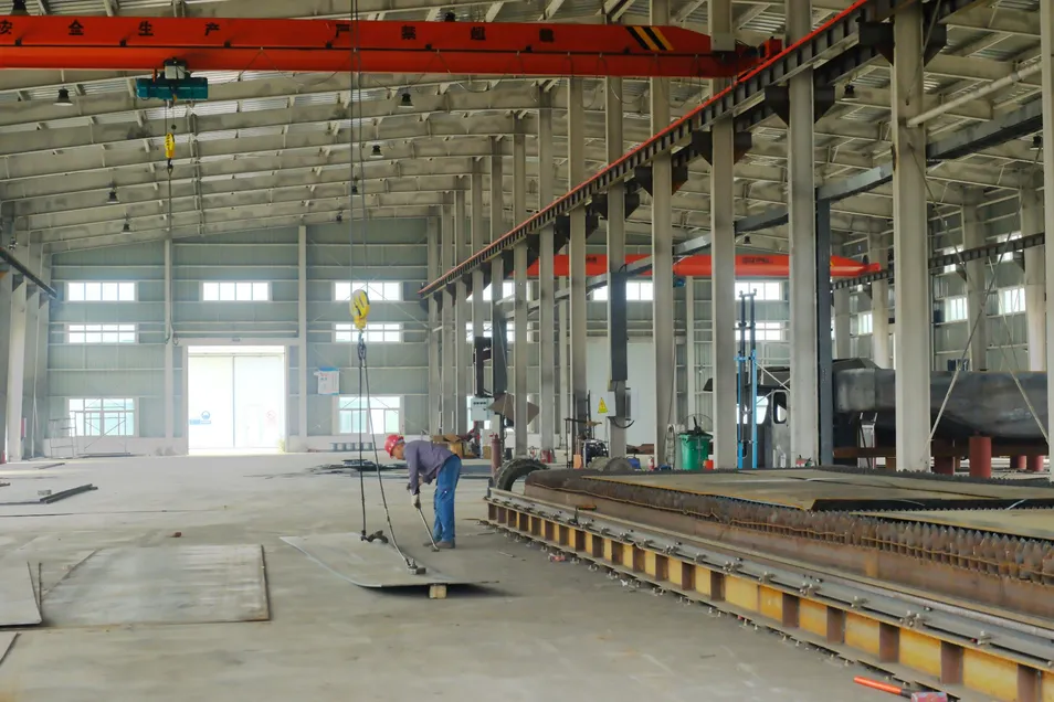 Shipbuilding Yard Assembly Process