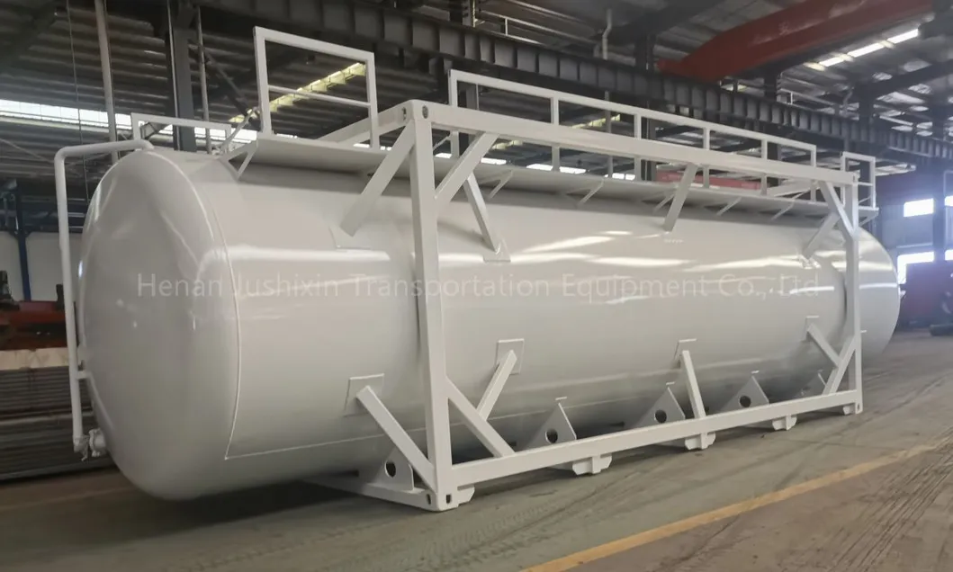 20FT High-Quality Multimodal Swap Cement Powder Tank Container for Efficient Bulk Transport