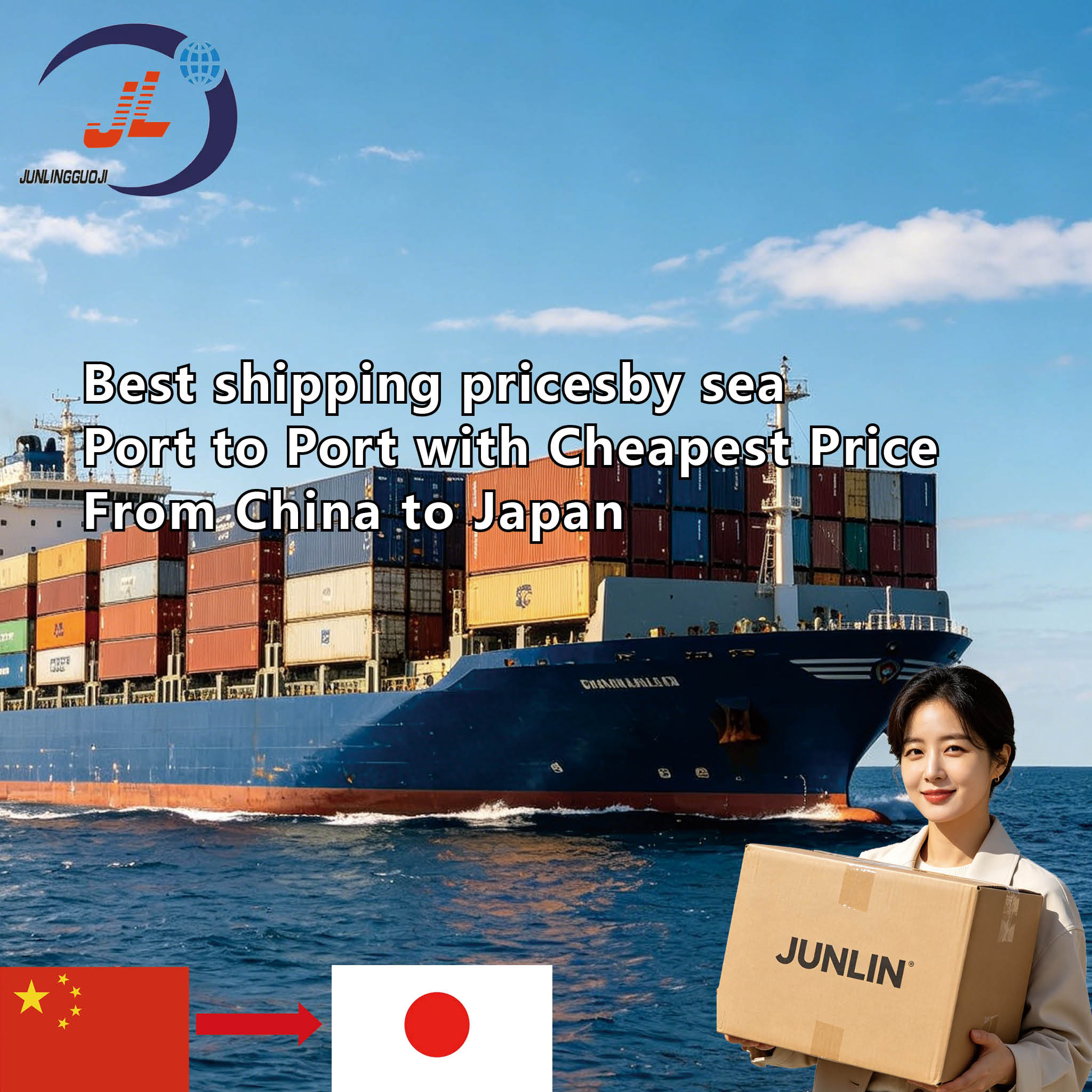 Door-to-door Less Than Container Load (LCL) Trucking and Sea Freight Transportation From China to the USA, South Korea, Japan