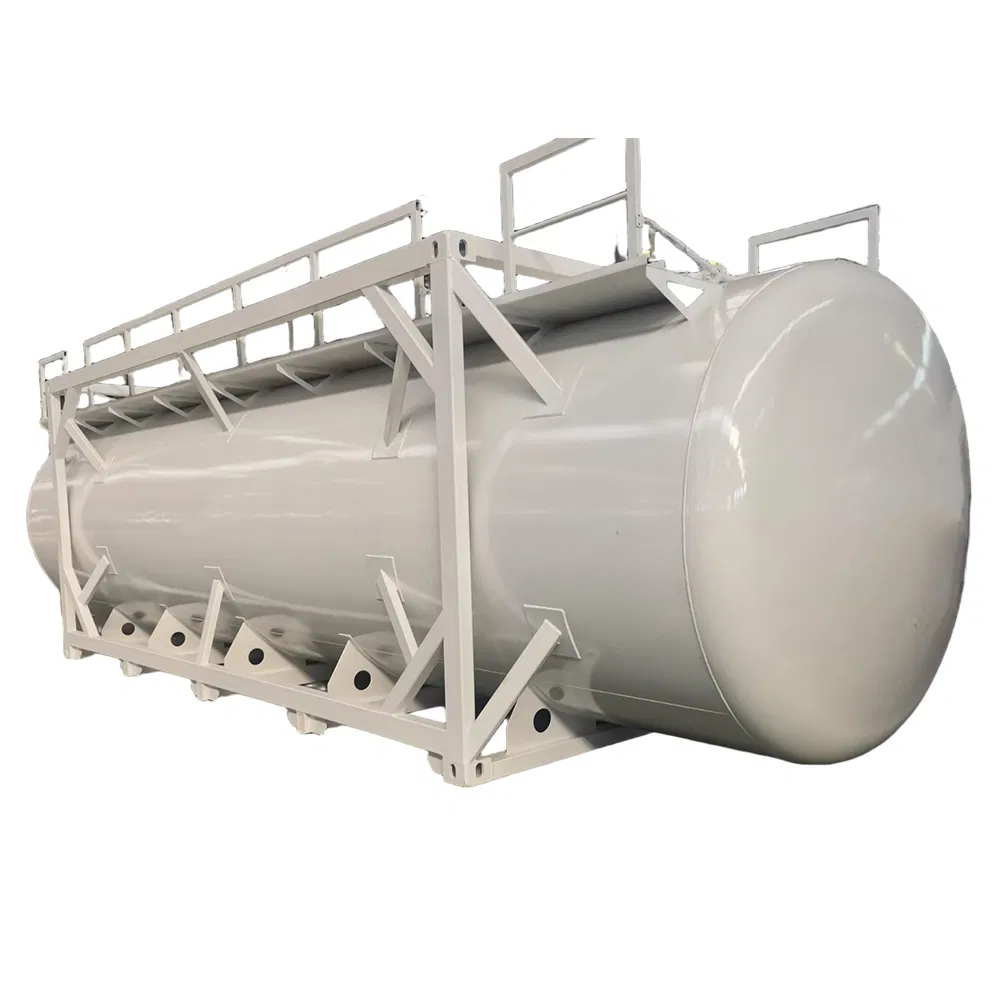 20FT High-Quality Multimodal Swap Cement Powder Tank Container for Efficient Bulk Transport
