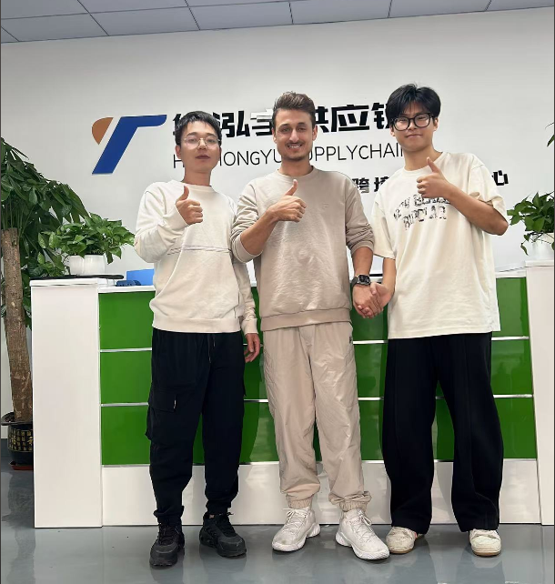 Customer business group photo