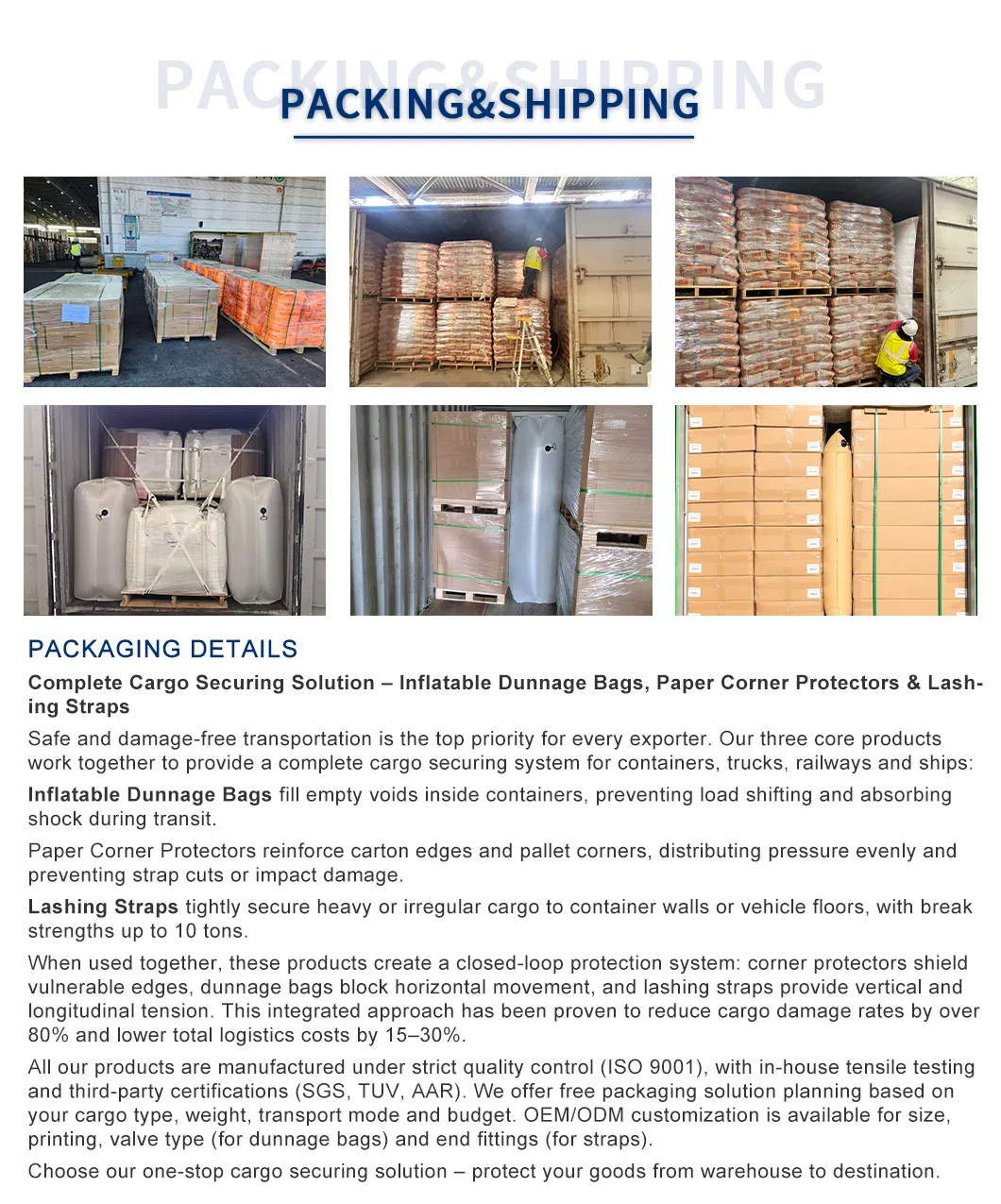 Testing and material compression standard