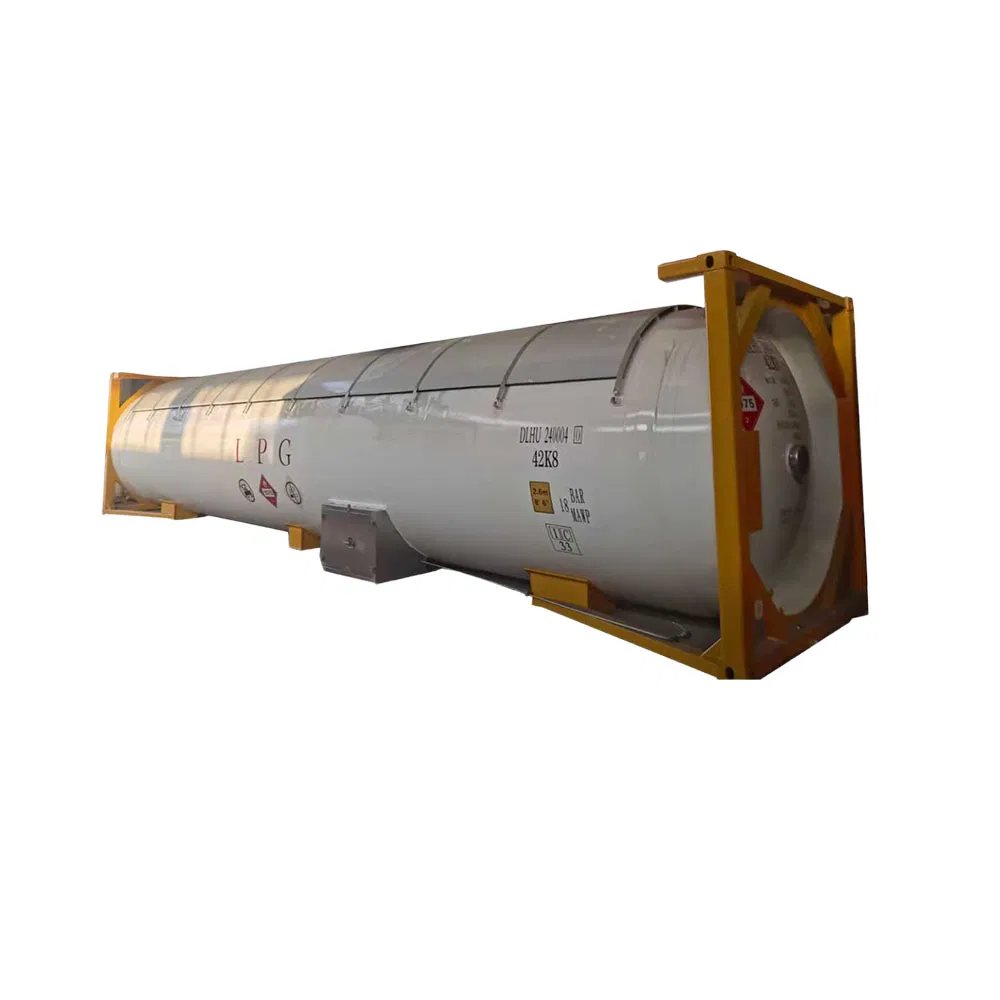 Multimodal 40FT LPG Tank Container with 51.8m3 Capacity