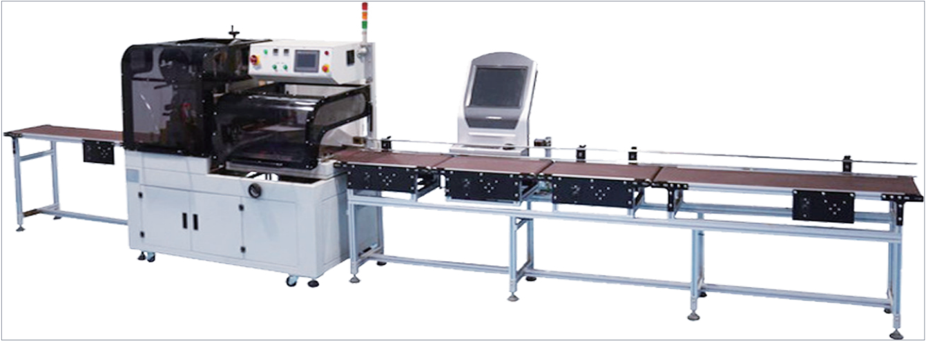 Bagging and labeling assembly line