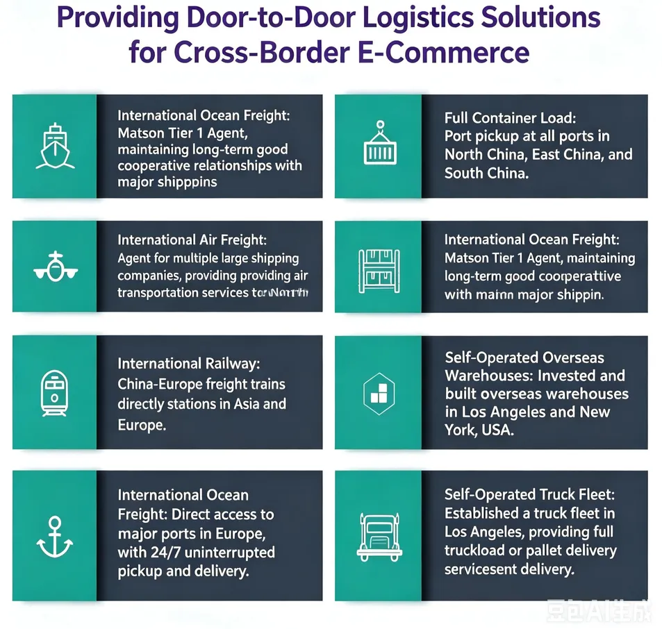 Providing Door-to-Door Logistics Solutions for Cross-Border E-Commerce