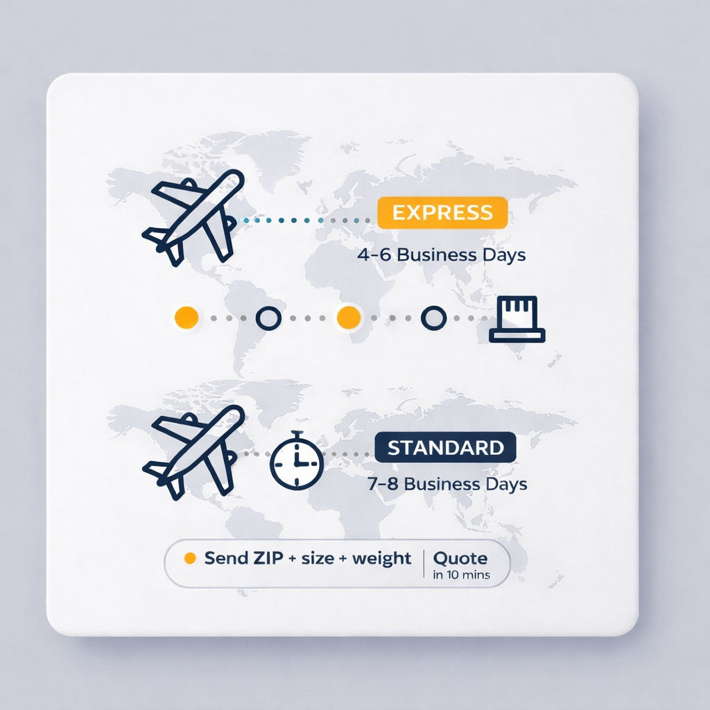 China to USA Air Freight DDP Door to Door Customs Broker Support Clearance Delivery