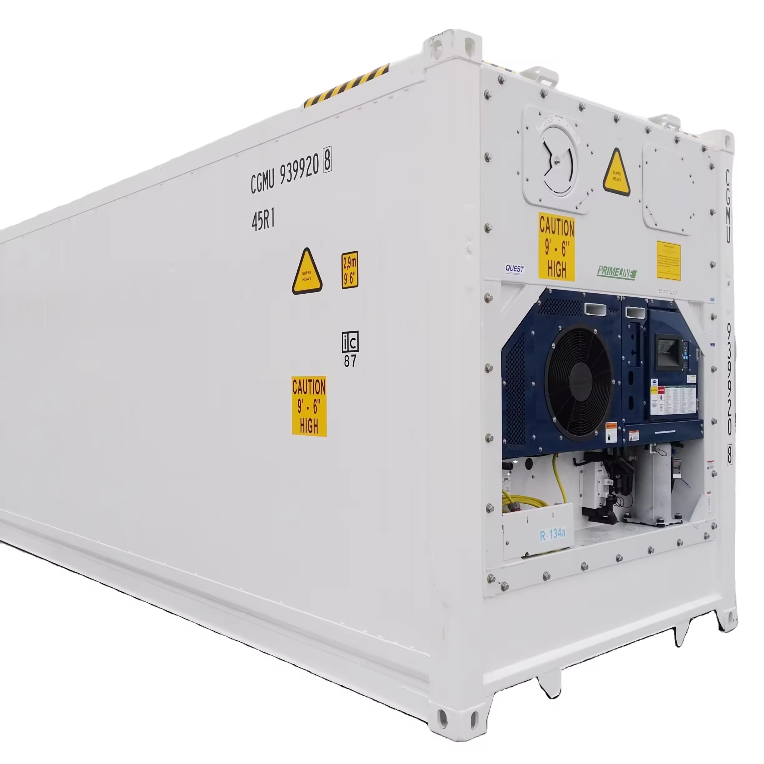 Refrigerated Shipping Containers Built For Long Distance Transport Maintaining Stable Temperatures And Maximum Product Safety