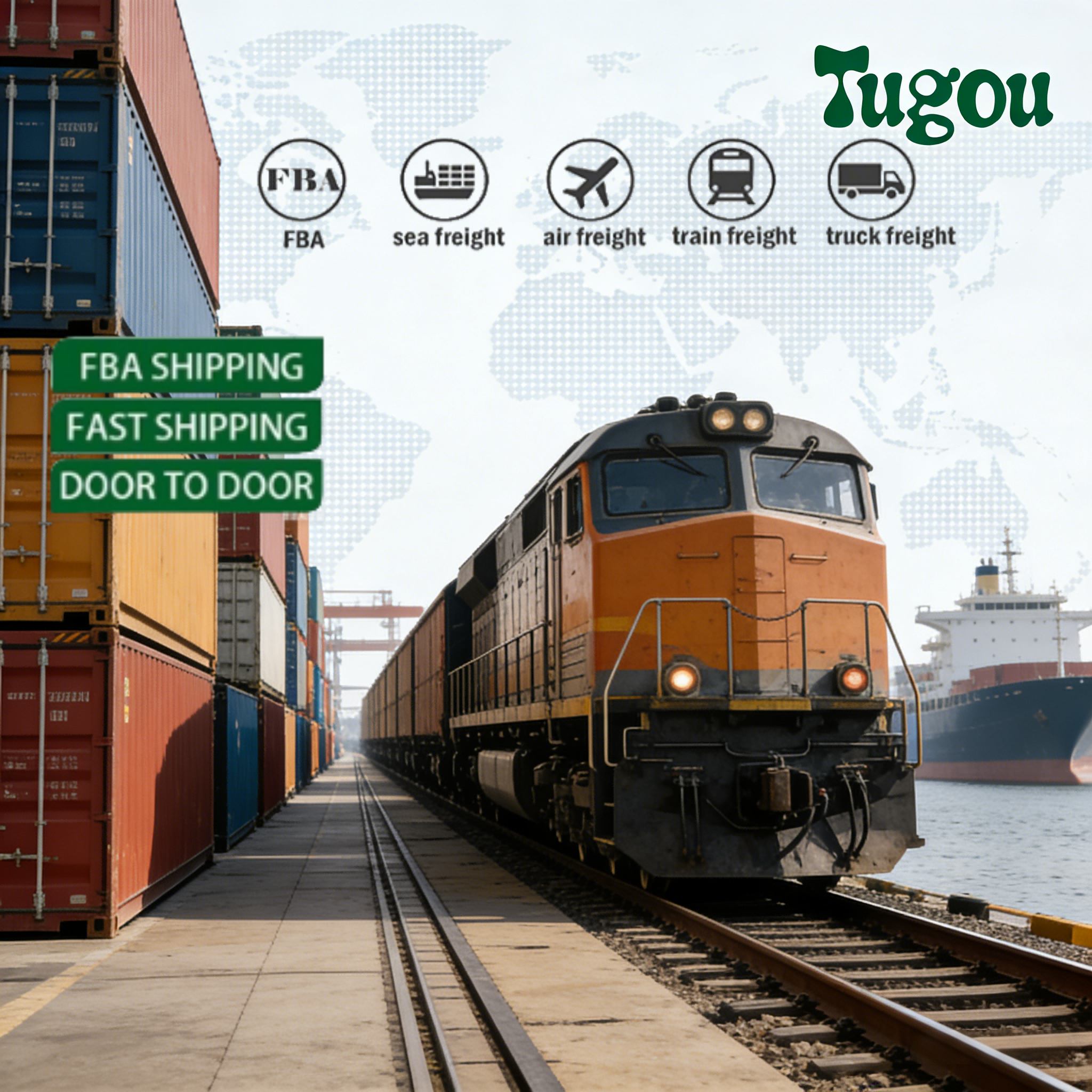 Export Agent Clearance Customs IT Train Logistics Forwarding Service Import Freight Service Purchasing Cargo Agent Livraison