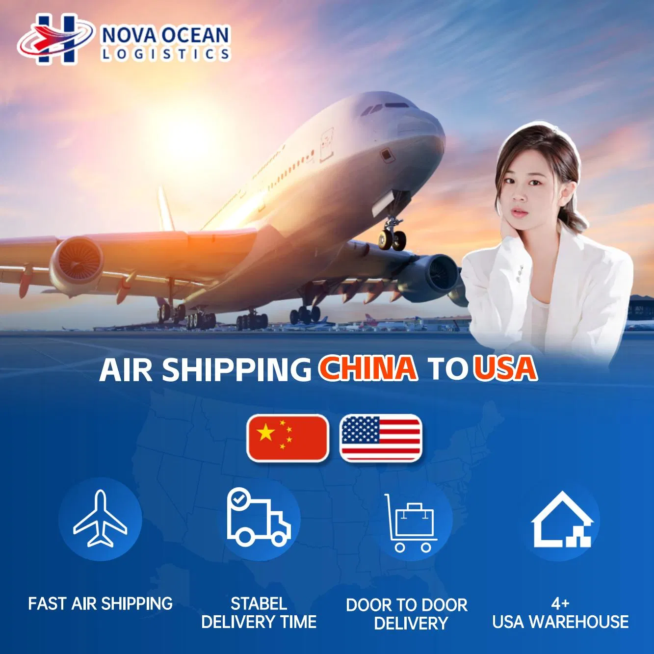 Stable DDP Logistics Solution Quality Check Aiir Freight to USA