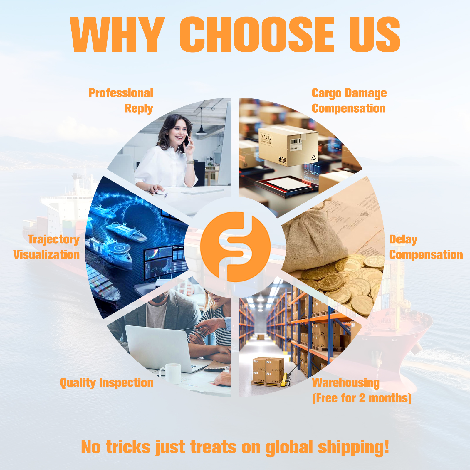 Customous Clearance Door to Door Logistic Services China to Global Specialized in Out of Gauge Oversized Shipments