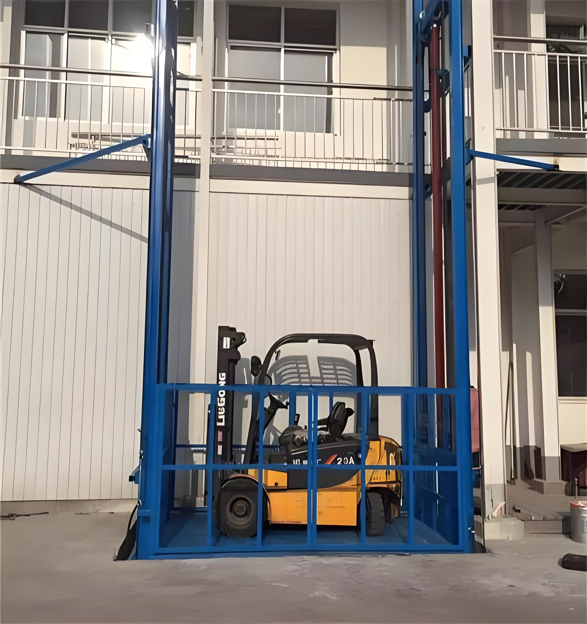 Heavy Load Cargo Lift Hydraulic Freight Elevator Platform For Warehouse Industrial Material Handling Solution