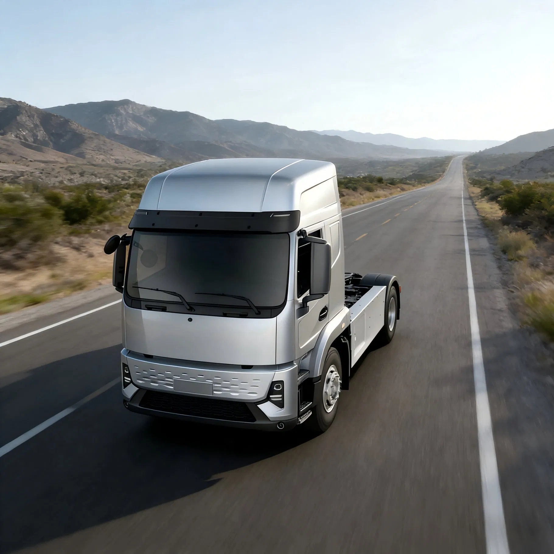 Powerful 49-Ton Pure Electric Trailer Tractor for Seamless Intermodal Freight Movement