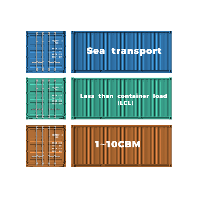 LCL Shipping Sea Container