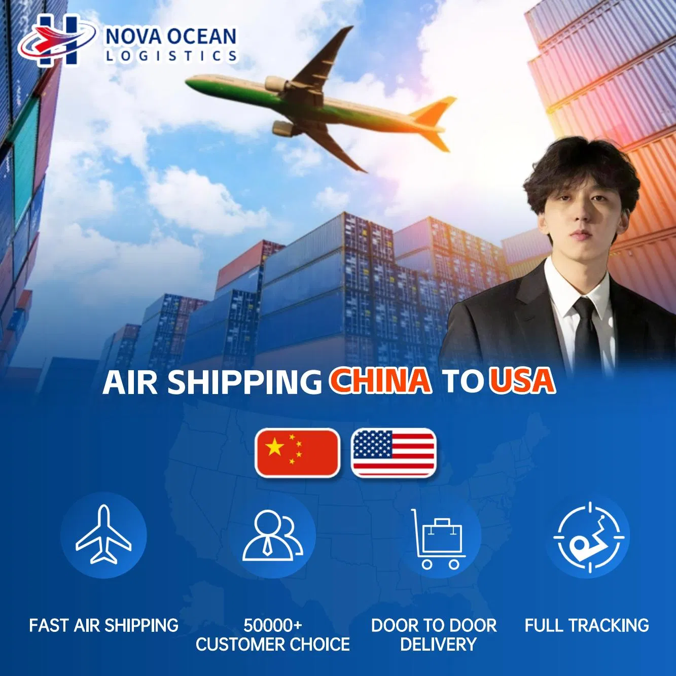 Stable DDP Logistics Solution Quality Check Aiir Freight to USA