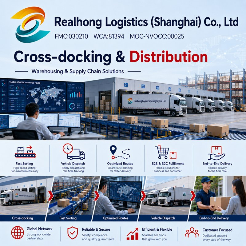 Professional Shipping Agent Distribution Service Logistics for E Commerce Goods and Retail Stock