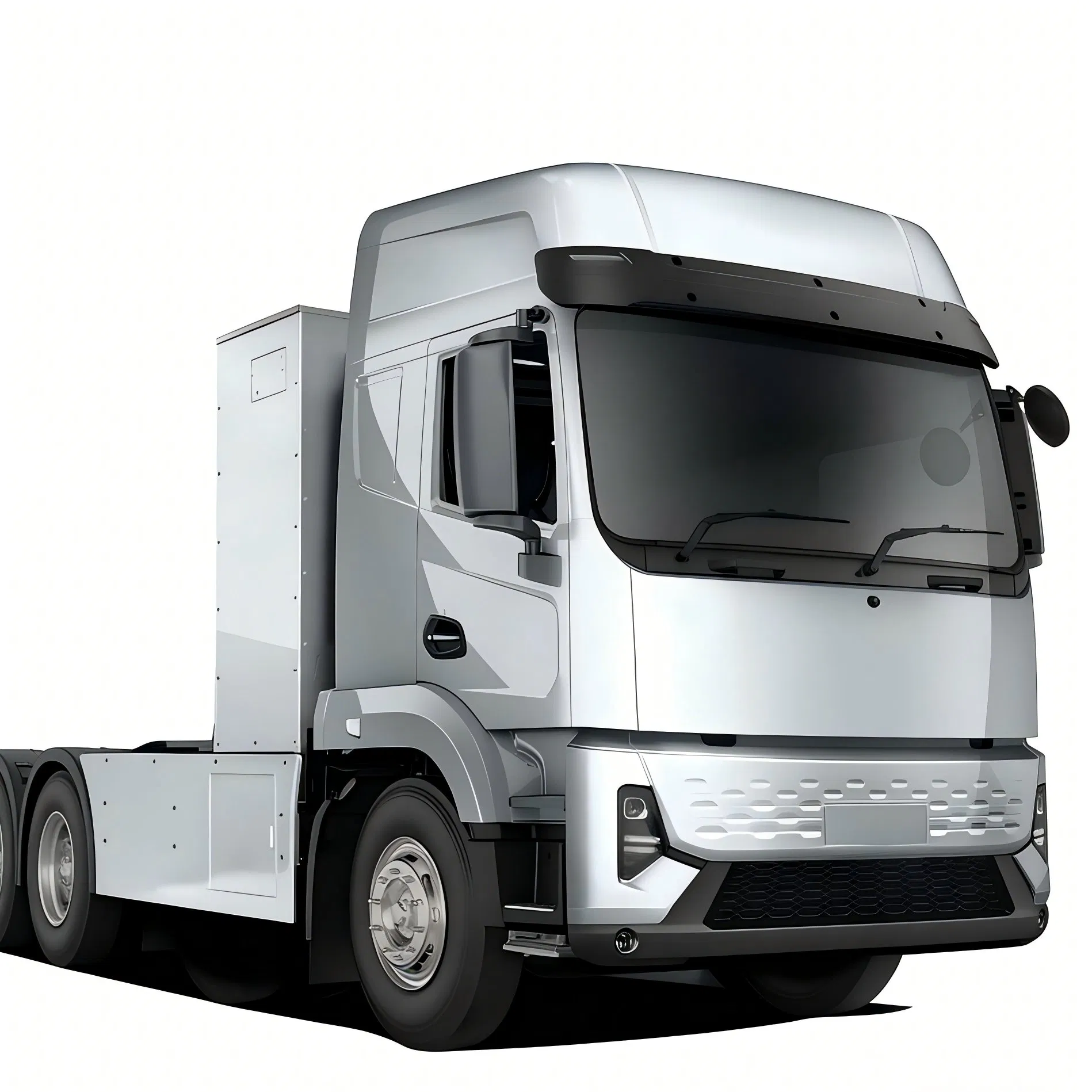 Powerful 49-Ton Pure Electric Trailer Tractor for Seamless Intermodal Freight Movement