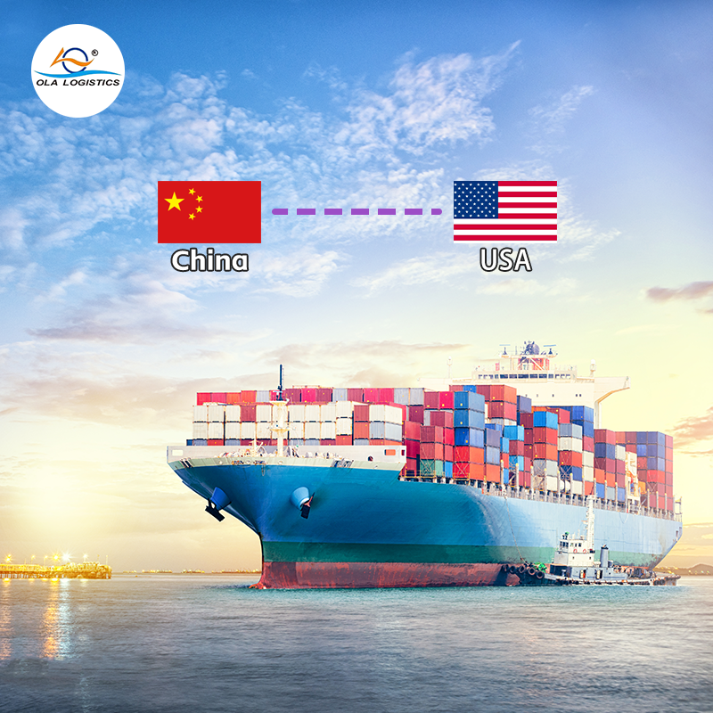 Less Container Load (LCL) Door-to-Door DDP Shipping Services China USA Via Sea A-class Freight Forwarder 24/7 Support 25-30 Days