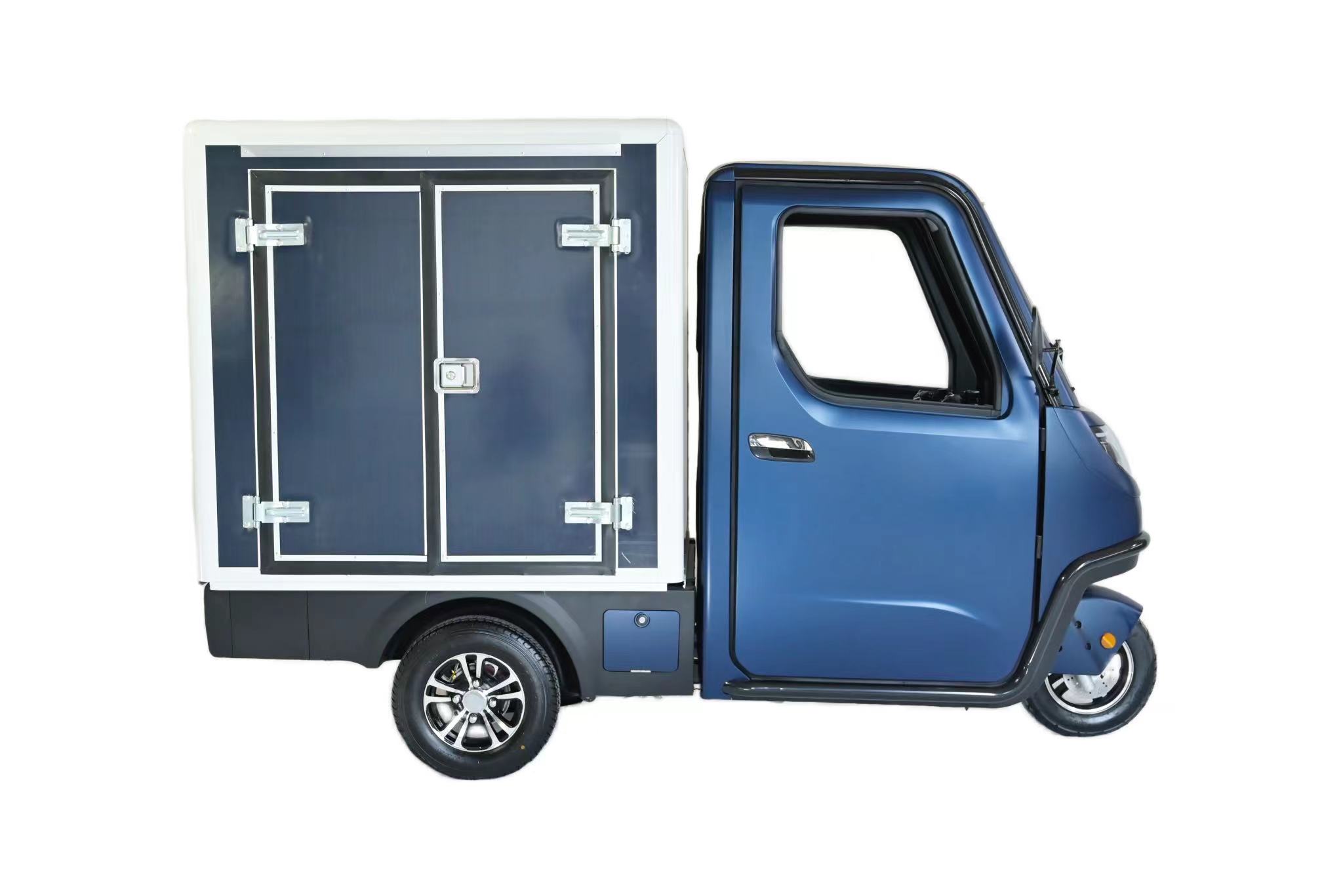 Last Mile Delivery Electric Cargo Van with Freezer Box Electric Pick-Up Trike for Efficient Home Delivery