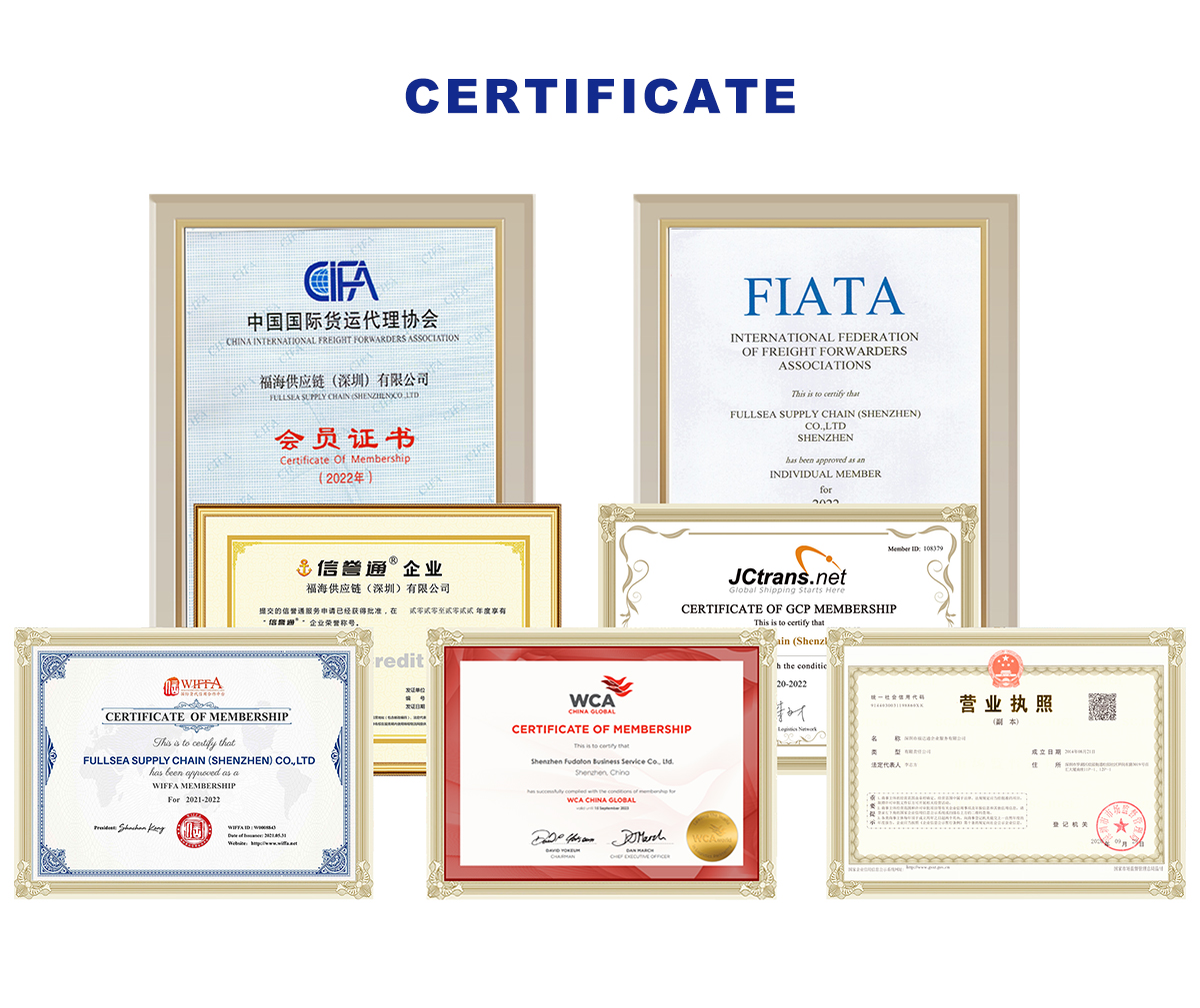Logistics Certifications