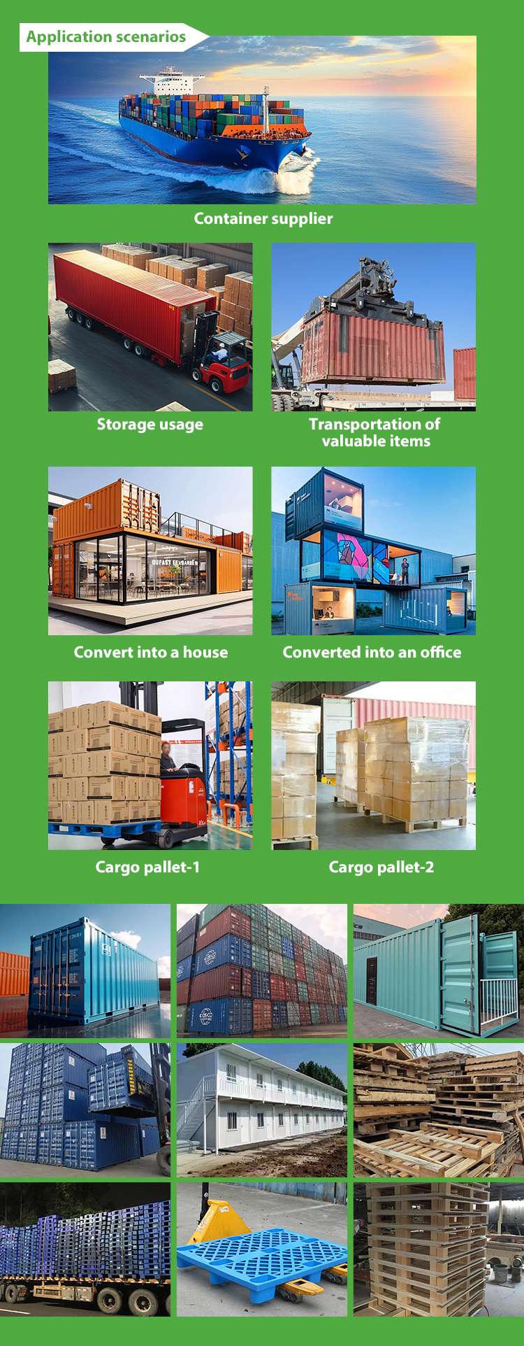 Qingdao Shanghai 20GP 45HQ New Container Reefer Container Food Temperature Regulation Cheap Price