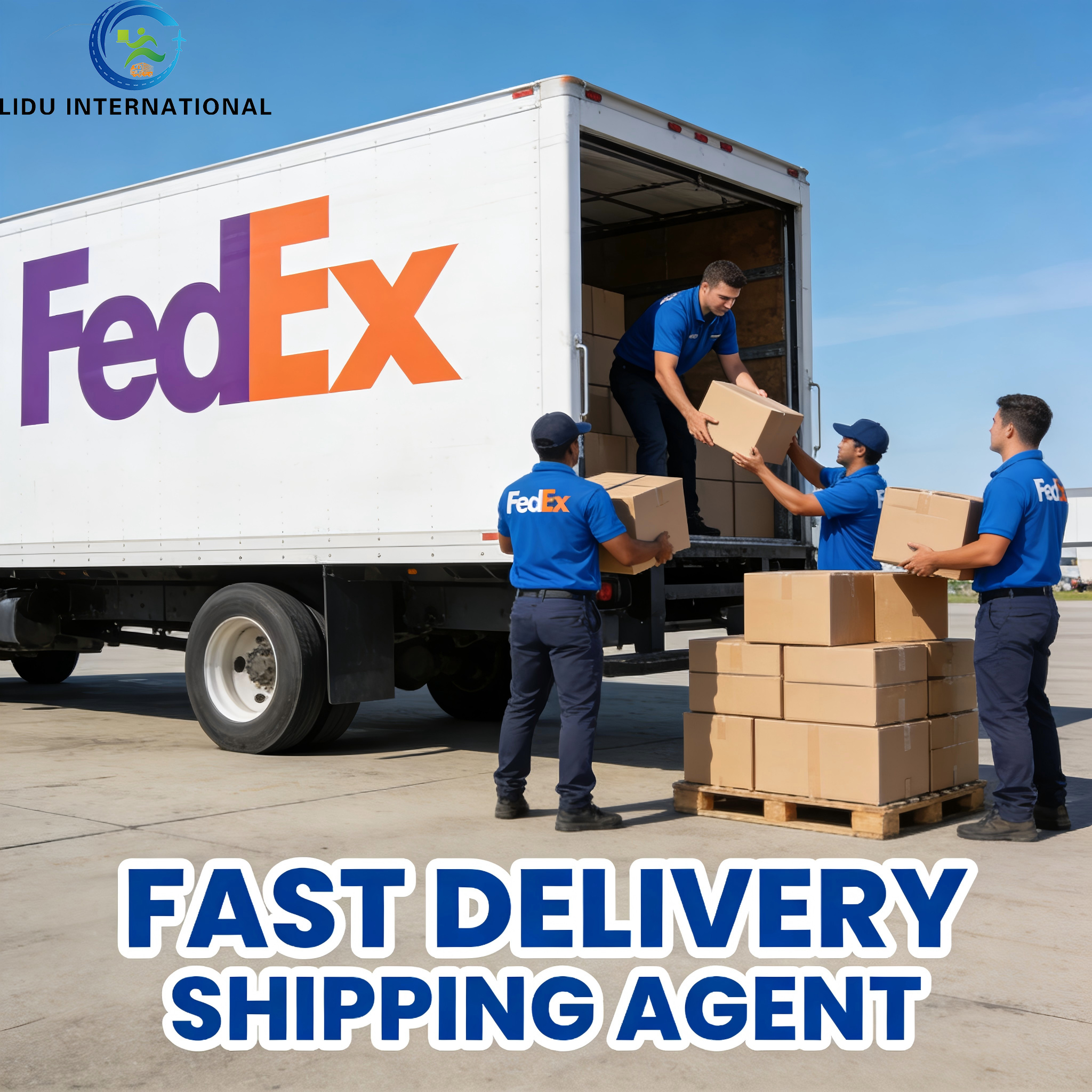 Cheap Logistics Agent Shipping FBA Door To Door Freight Forwaders LCL DDP Air Sea Fedex Express Shipping Agents From China